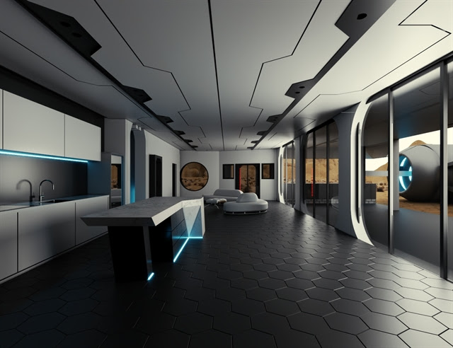 This is what your spaceship style home look like.