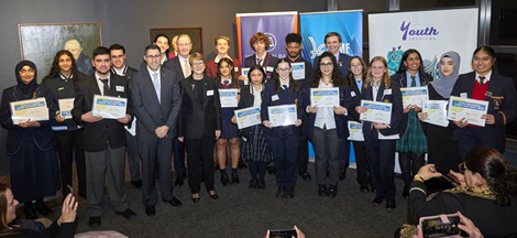 Hume college students awarded for their legal studies with two from sunbury.