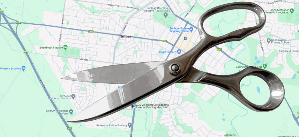 Map scissors.