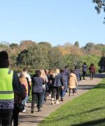 Staff from Great Western Water's Sunbury walking for National Reconciliation Week. Monday 27 May 2024. Photo supplied.