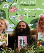 L to R: Jacinta Parsons, Costa Georgiadis and Hannah Moloney- speakers at the sell-out 2022 Mountain Festival in Macedon. Jacinta Parsons will be appearing again at the 2024 Festival, this time in conversation with Alone Australia winner, Gina Chick. Photo / supplied.