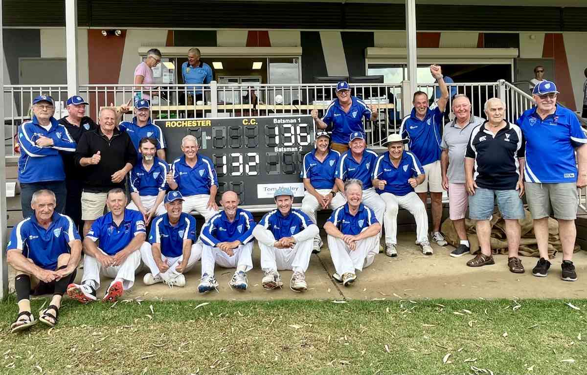 SMRVCC Vic Veterans Over 60s Champions. Photo / Jenny Shipp.