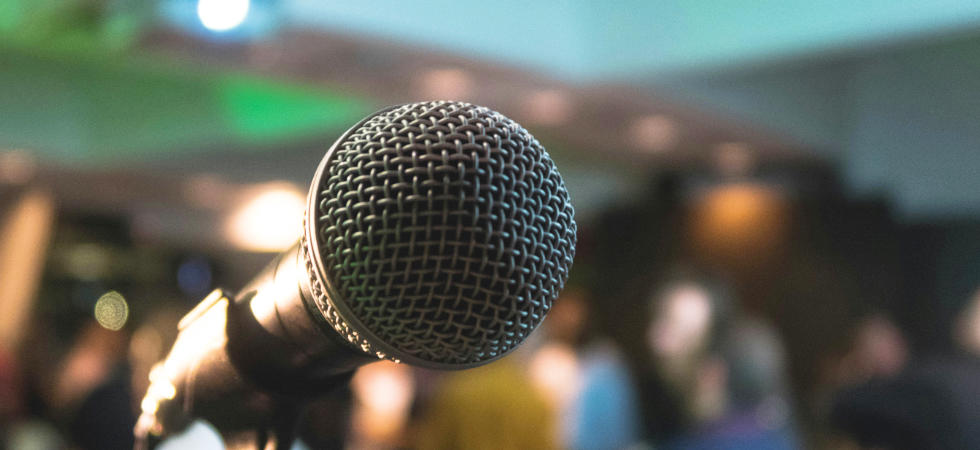 Microphone on a stage Sunbury's got talent. Photo / Unsplash