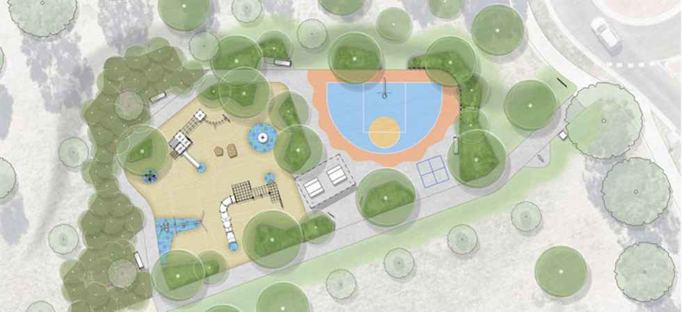 Vista Park drawing.