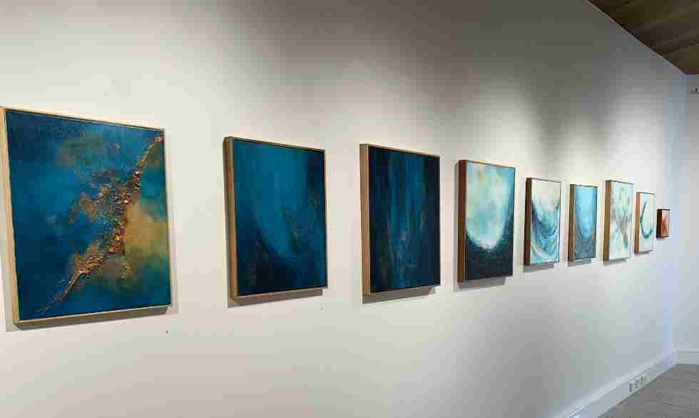 Layers of Perception by Sugary Kannan at Sunbury's Global Learning Centre. Photo / Sunbury Life