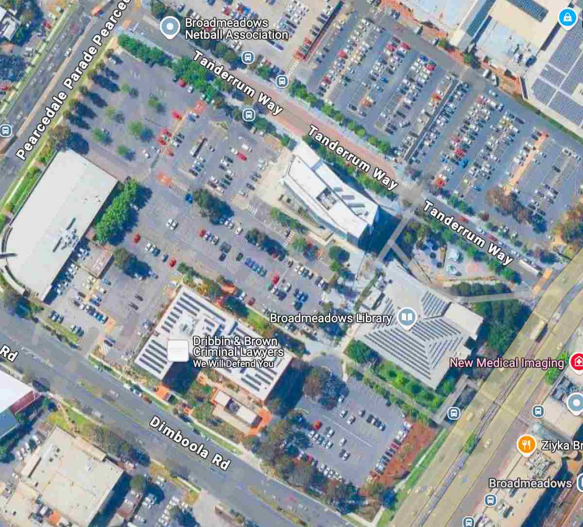 Proposed site of a hotel and office complex.