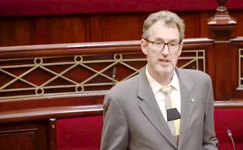 David Ettershank MP. Member for Western Metropolitan Region,