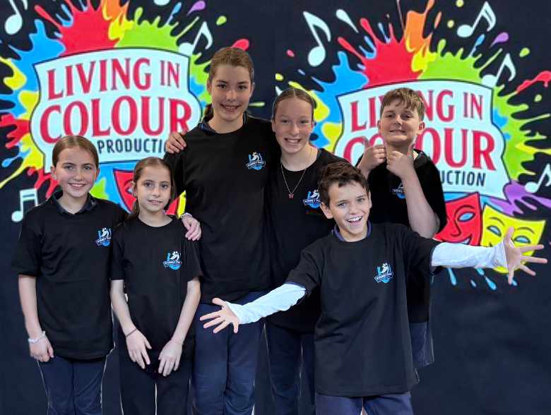 Living in Colour - Kismet School. (Composite photo).