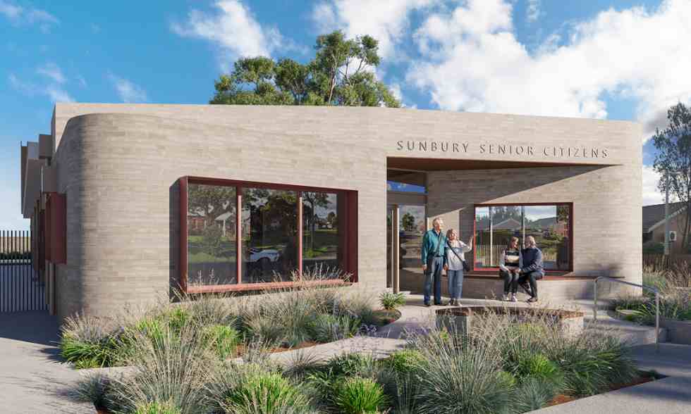 Sunbury Seniors Hub - artist rendition.