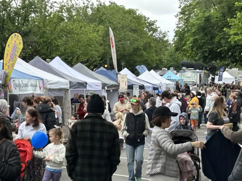 The sun's in, but the people are out. Crowds flock to StreetLife 2025. All photos / Steve Hart.